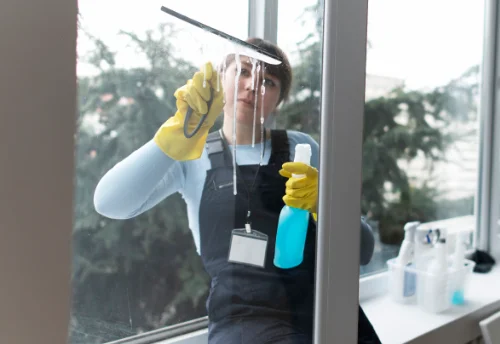 Nettoyage de vitres intérieures et extérieures à Pommerit-le-Vicomte
